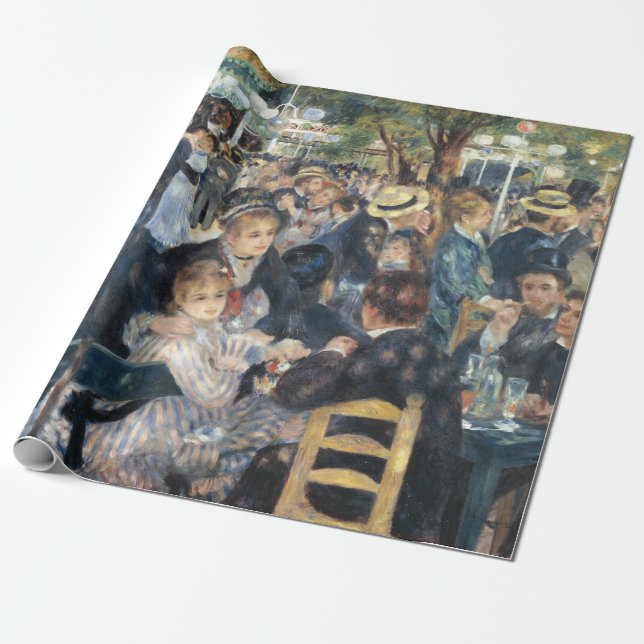 Renoir Moulin Dans Galette Fest Presentpapper (Utrullad)