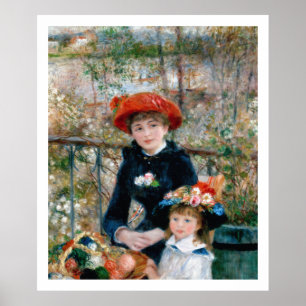 Renoir - på terrassen poster