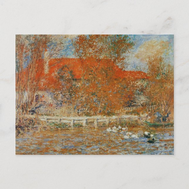 Renoir Painting Vykort (Framsida)