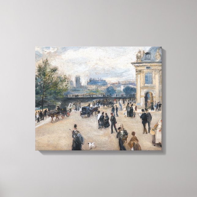 Renoir - Paris, Institut au Quai Malaquais Canvastryck (Framsida)