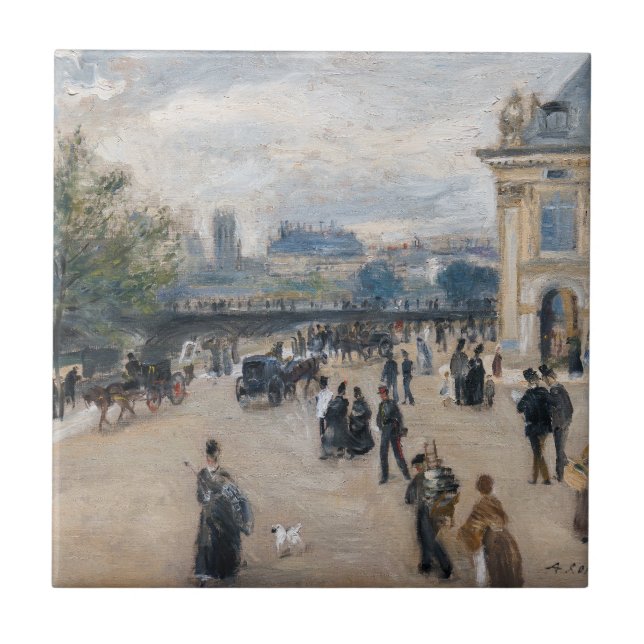Renoir - Paris, Institut au Quai Malaquais Kakelplatta (Framsidan)