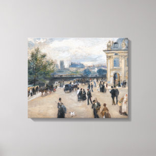 Renoir - Paris, Institut vid Quai Malaquais Canvastryck