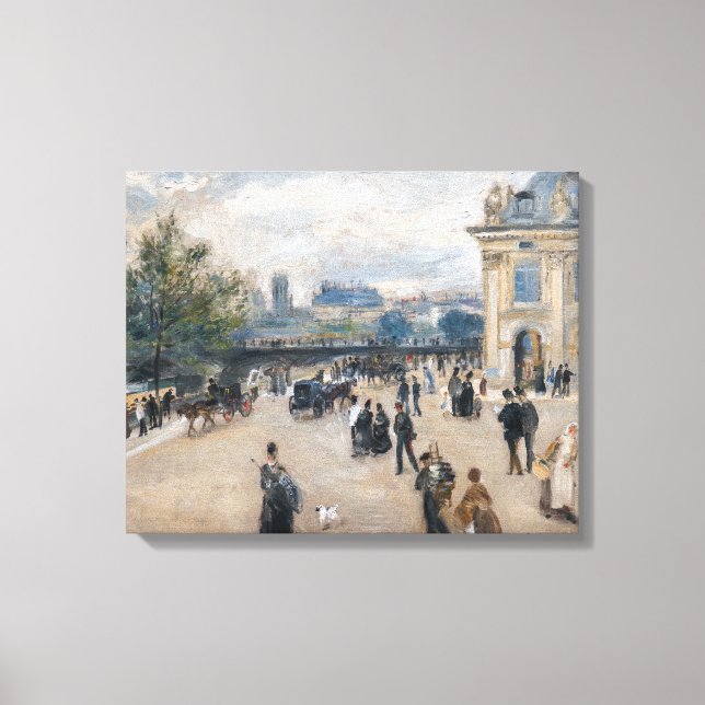 Renoir - Paris, Institut vid Quai Malaquais Canvastryck (Framsida)