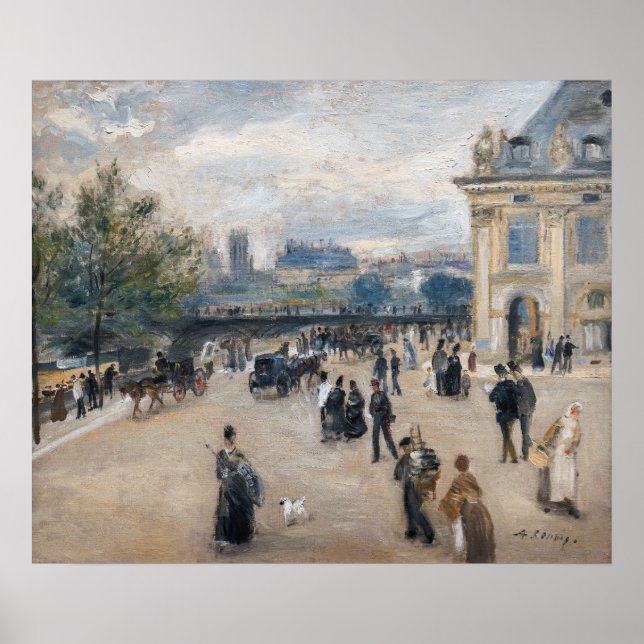 Renoir - Paris, Institut vid Quai Malaquais Poster (Framsidan)