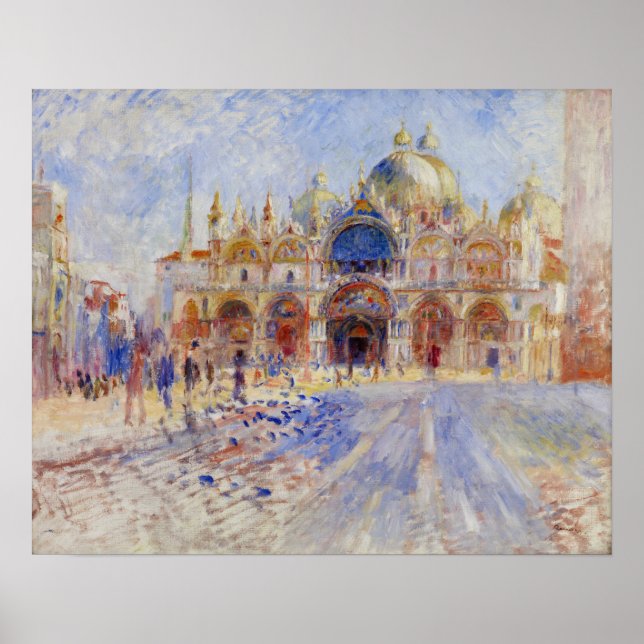 Renoir - Piazza San Marco, Venedig Poster (Framsidan)