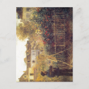 Renoir, Pierre-Auguste Monet beim Malen in seinem Vykort