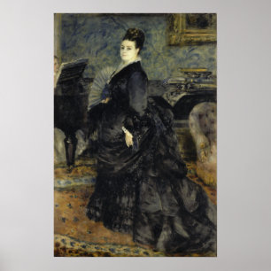 Renoir - Porträtt av Mme Georges Hartmann Poster