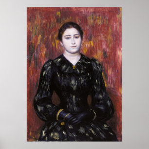 Renoir - Porträtt av Mme. Paulin Poster