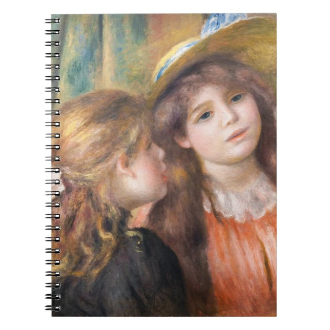 Renoir - Porträtt of Two Little Girls Anteckningsbok (Framsidan)