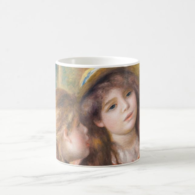 Renoir - Porträtt of Two Little Girls Kaffemugg (Center)
