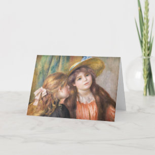 Renoir - Porträtt of Two Little Girls Kort