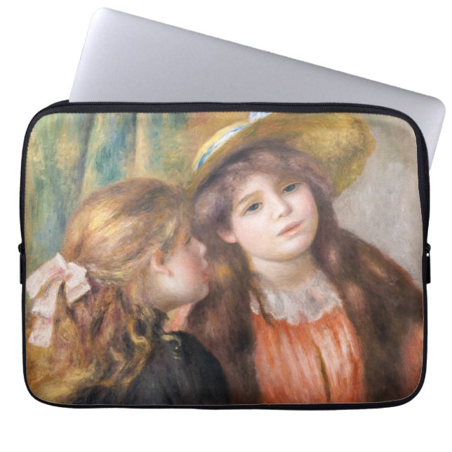 Renoir - Porträtt of Two Little Girls Laptop Fodral (Framsidan)