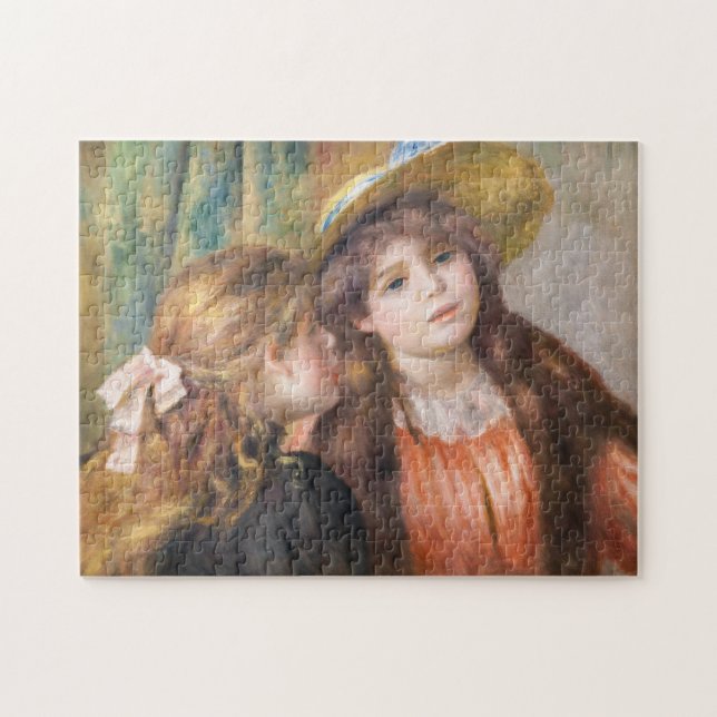 Renoir - Porträtt of Two Little Girls Pussel (Horisontell)