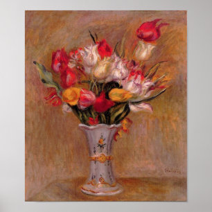 Renoir Red Tulips Fine Art Print Poster
