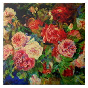 Renoir - Ro, berömd, målning Kakelplatta