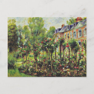 Renoir - Ro Garden vid Wargemont-1879 Vykort