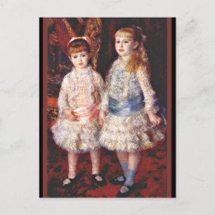Renoir - Rosa och blått, berömd Vykort