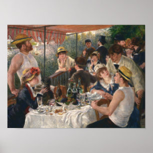 Renoir:s lockelse av Party vid Boating - Poster