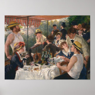 Renoir:s lockelse av Party vid Boating - Poster
