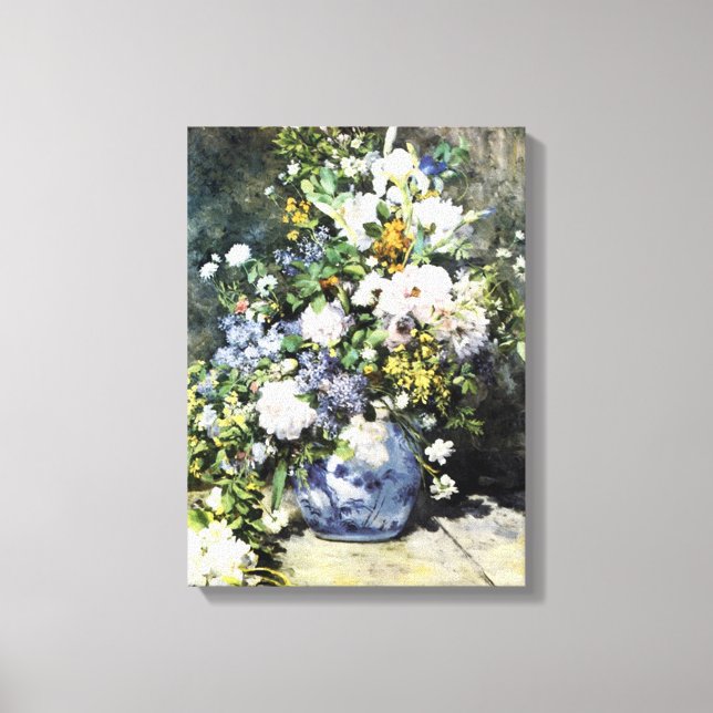 Renoir’s ’Vår Bouquet’ Canvastryck (Framsida)