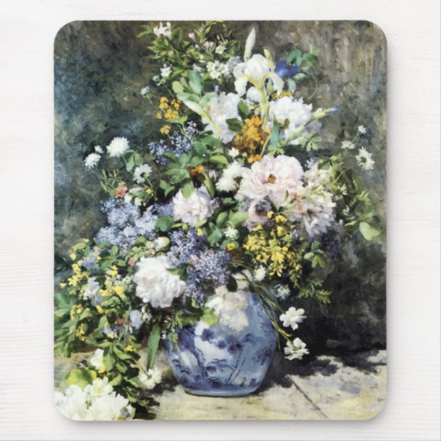Renoir’s ’Vår Bouquet’ - Mousepad Musmatta (Framsidan)