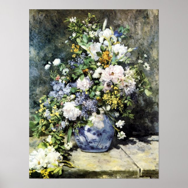 Renoir’s ’Vår Bouquet’ - Poster (Framsidan)