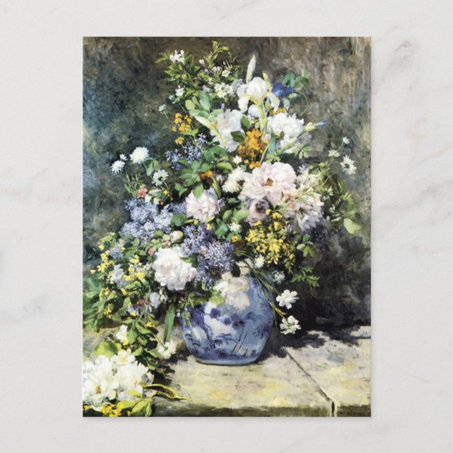 Renoir’s ’Vår Bouquet’ - vykort (Framsida)