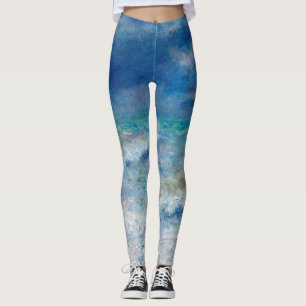 Renoir Sjölandskap. Blue nautism Sea Leggings