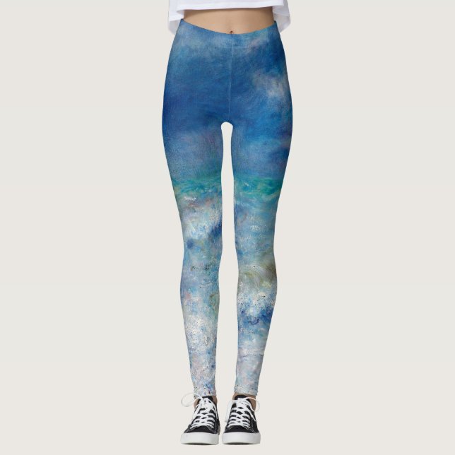 Renoir Sjölandskap. Blue nautism Sea Leggings (Framsida)