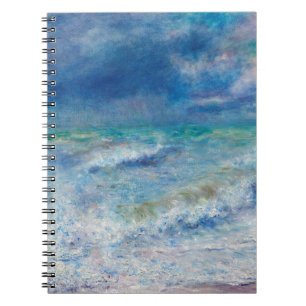 Renoir Sjölandskap. Blue nautism. Sjöfart Anteckningsbok