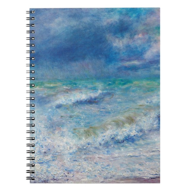 Renoir Sjölandskap. Impressionist Nautiska havet Anteckningsbok (Framsidan)