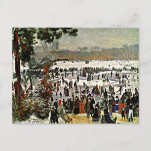Renoir - Skater i Bois de Boulogne-1868 Vykort