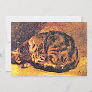 Renoir: Spipande katt Kort