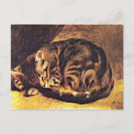 Renoir: Spipande katt Vykort