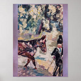 renoir stil-målning för häftskåp poster