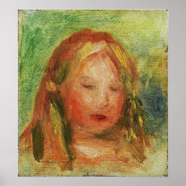 Renoir - Study of Child’s Head (Coco) Poster (Framsidan)