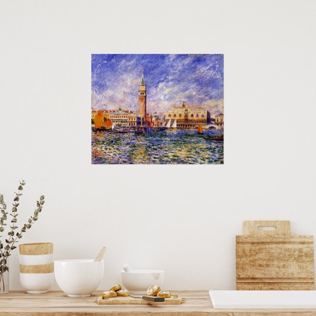 Renoir, The Doges' Palace, Poster (Kök)