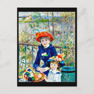 Renoir, två fack, vykort