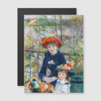 Renoir - Två systrar på Terrace Magnetic Card