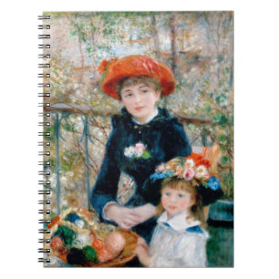 Renoir "två systrar (på terrassen) ", anteckningsbok