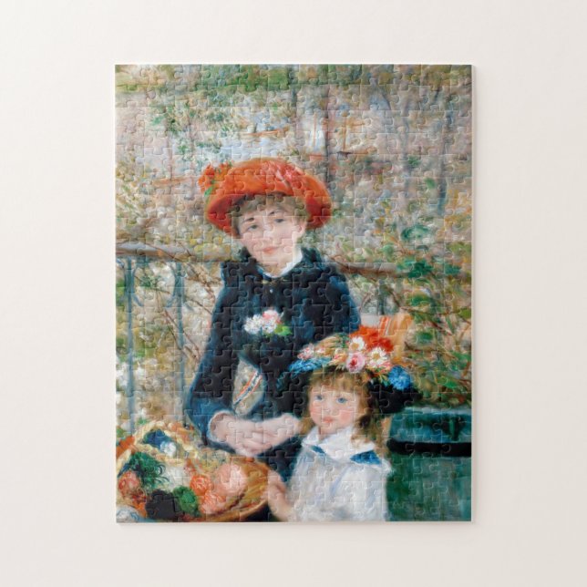 Renoir "två systrar (på terrassen) ", pussel (Vertikal)