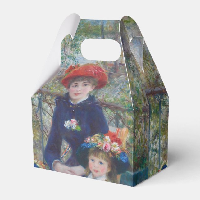 Renoir Två systrar terrass Fransk Impressionism  Presentaskar (Framsidan Sidan)