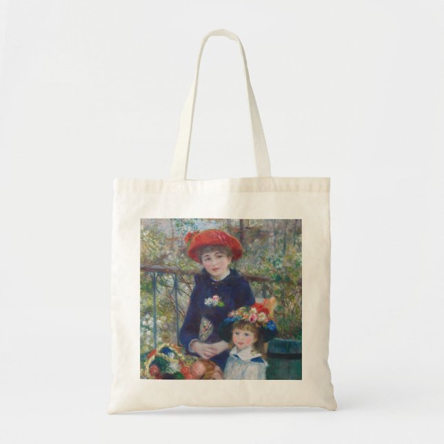 Renoir Två systrar terrass Fransk Impressionism  Tygkasse (Framsidan)