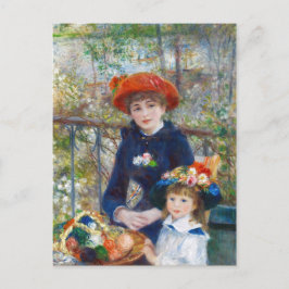 Renoir Two sisters on a terace C0402 Postcard Vykort