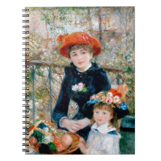 Renoir "Two Sisters (on the Terrace)" Anteckningsbok (Framsidan)