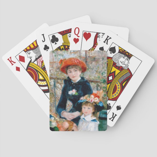 Renoir "Two Sisters (on the Terrace)" Casinokort (Baksidan)