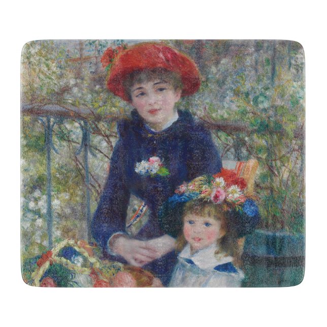 Renoir Two Sisters Terrace Fransk Impressionism (Framsidan)