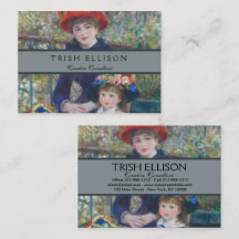 Renoir Two Sisters Terrace Fransk Impressionism
