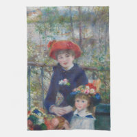 Renoir Two Sisters Terrass Fransk Impressionism 