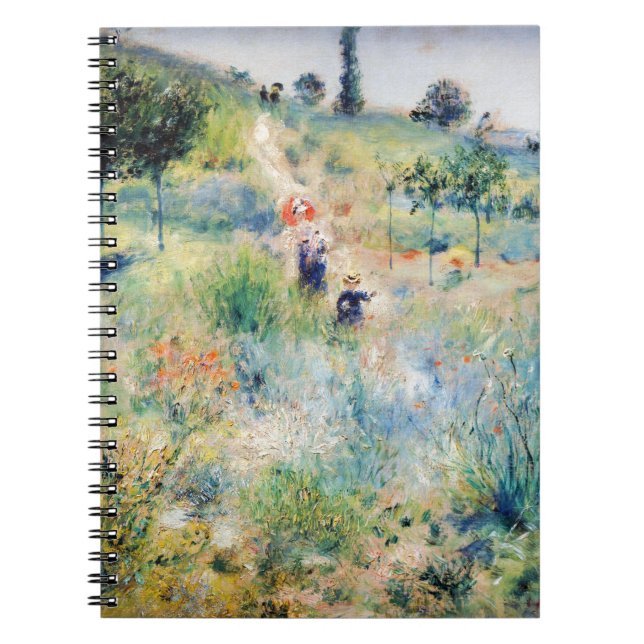 Renoir - Väg som leder genom tallgräs Anteckningsbok (Framsidan)